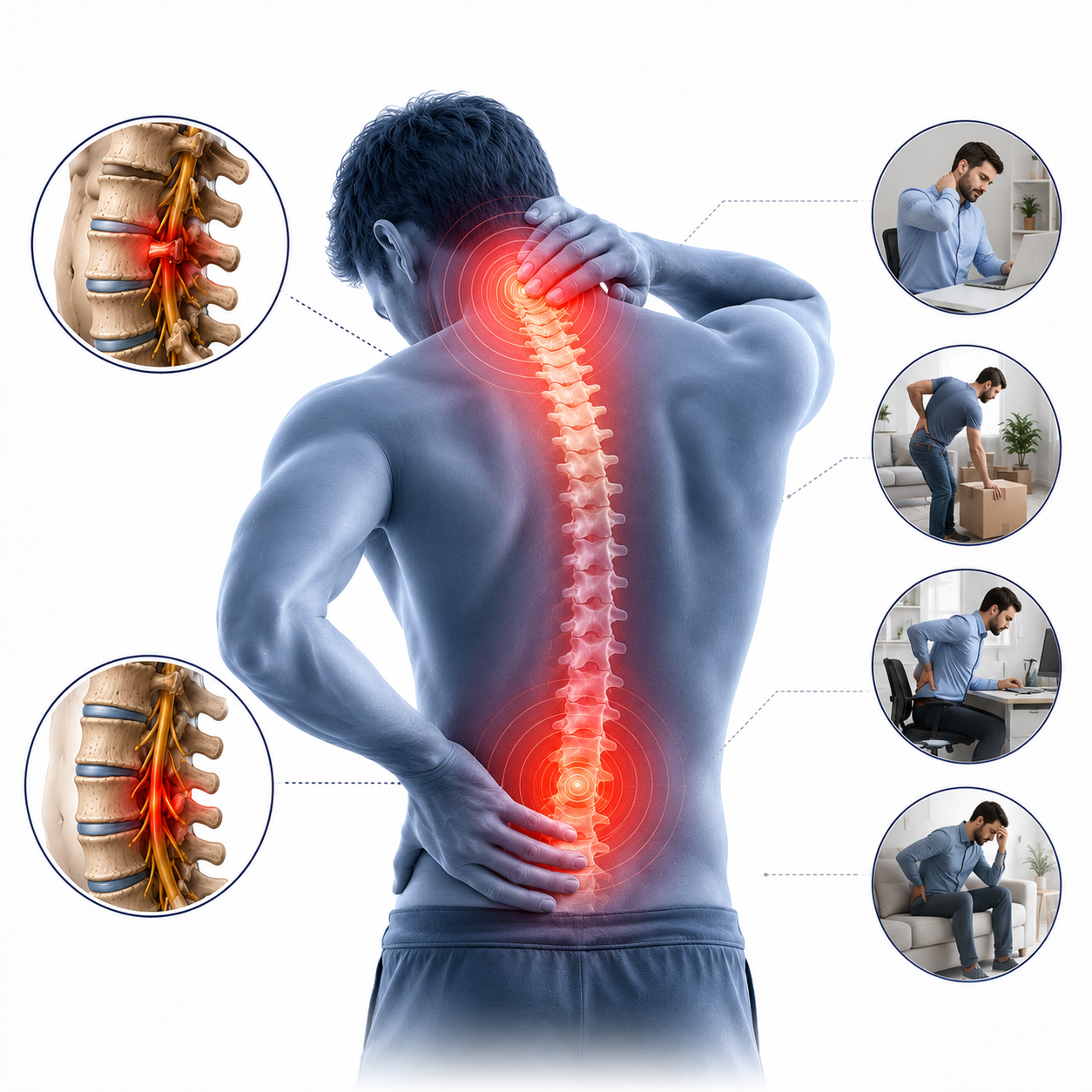 Chronic neck or back pain